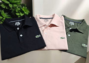 Polo Neck T-Shirt for Men (Multicolor, M) (Pack of 3)