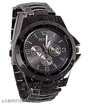 Luxury Inspired Black Arabic Dial Watch
