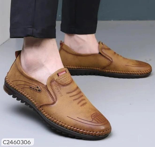 MENS AURELLIA SIGNATURE TAN SHOES